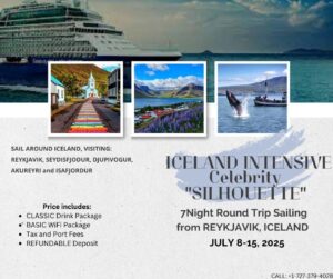 Copy of Celebrity SILHOUETTE ICELAND 2025 , Aug 8